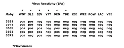 Anti-West Nile virus Envelope antibody [3655] used in  (). GTX36807